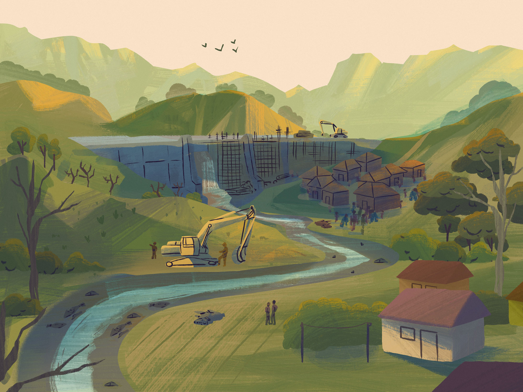 a dam