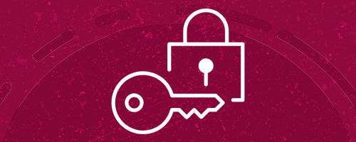 Key unlocking a padlock